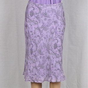 GRACE ELEMENTS 100% silk skirt 6P A-line